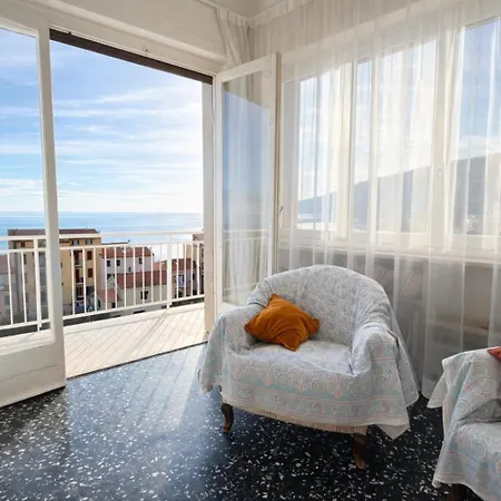 Διαμέρισμα Vista Mare Panoramica Terrazza Privata - Parcheggio - Relax A 5 Min Dal Mare *